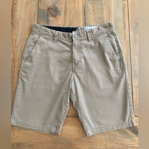 Volcom, Men’s 31, Chino Khaki Shorts, Retail: $60